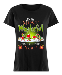 The Most Wonderful Grinch Time of The Year Christmas  Classic Women's T-shirt