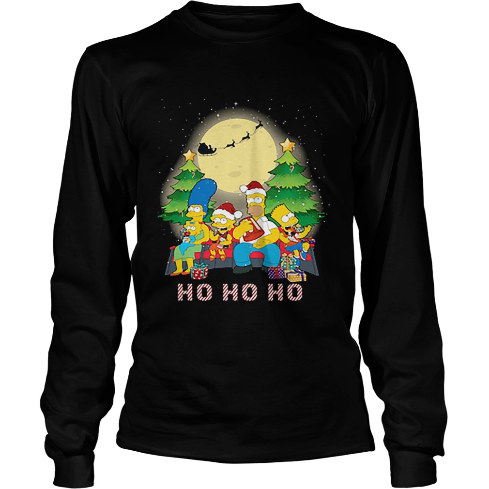 The Simpsons Family ho ho ho Christmas LongSleeve