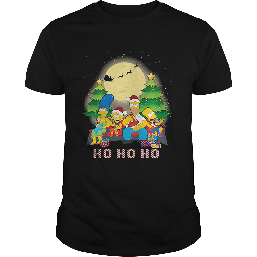 The Simpsons Family ho ho ho Christmas shirt