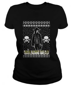 The Walking Dead Carl Grimes Santa Hat Christmas  Classic Ladies