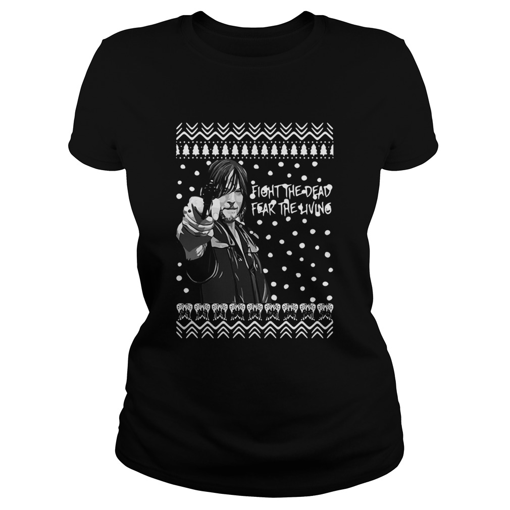 The Walking Dead Daryl Dixon Fight The Dead Fear The Living Christmas Classic Ladies