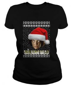 The Walking Dead Maggie Greene Santa Hat Ugly Christmas  Classic Ladies