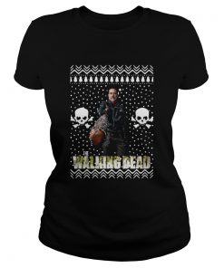 The Walking Dead Melissa McBride Santa Hat Christmas  Classic Ladies