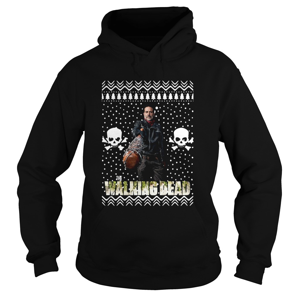 The Walking Dead Melissa McBride Santa Hat Christmas Hoodie