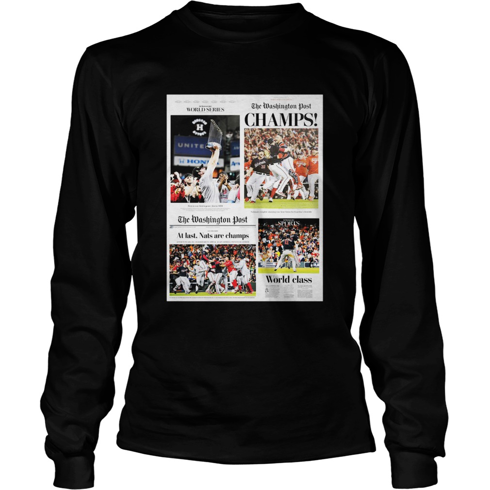 The Washington Post At Last Nat Are Champs LongSleeve