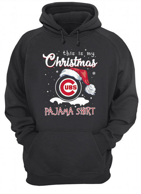 This Is My Christmas Chicago Cubs Pajama Christmas Unisex Hoodie