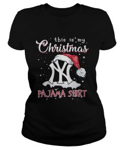 This Is My Christmas New York Yankees Pajama  Classic Ladies