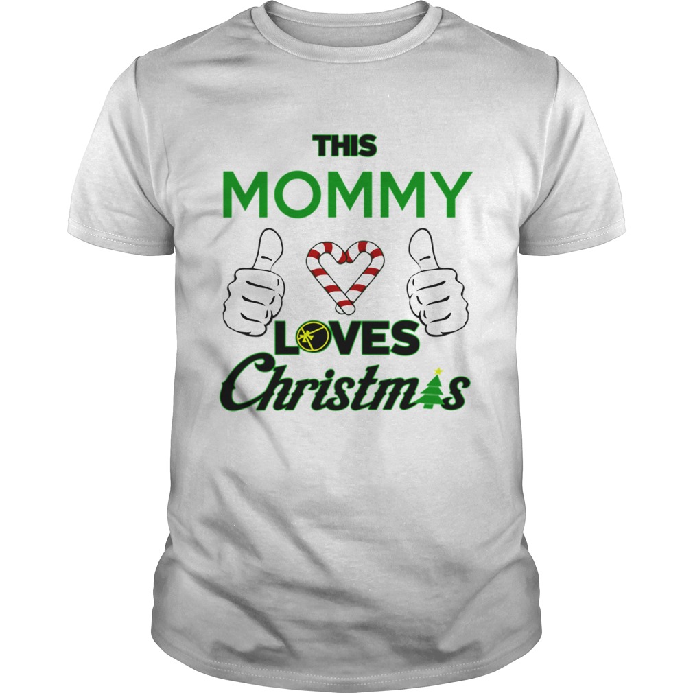 This Mommy Loves Christmas Cool Mom Mamma Holiday shirt