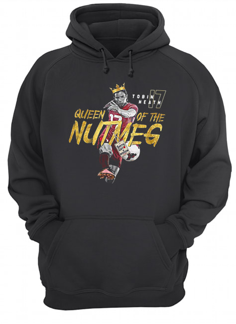 Tobin Heath 17 Queen Of The Nutmeg American Soccer Player Jersey Unisex Hoodie