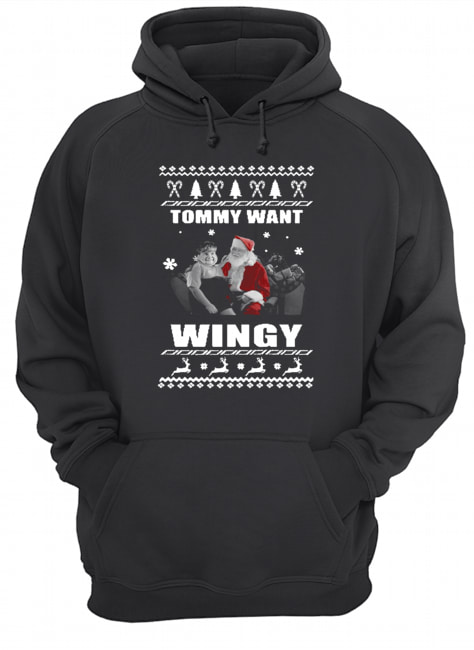 Tommy Want Wingy Knitting Pattern Fullprint Christmas ugly Unisex Hoodie