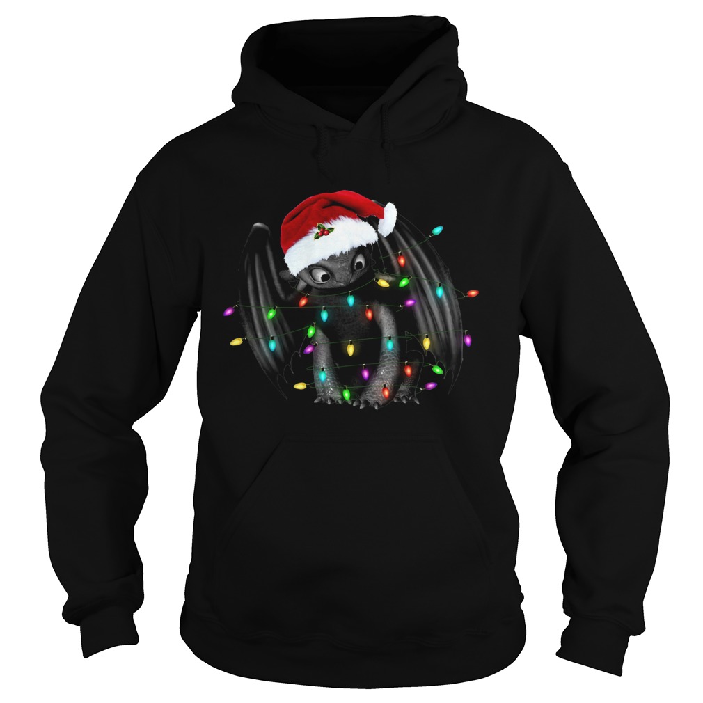 Toothless light Christmas Hoodie