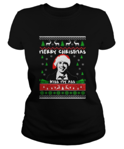 Top Clark Griswold Merry Christmas Kiss My Ass  Classic Ladies