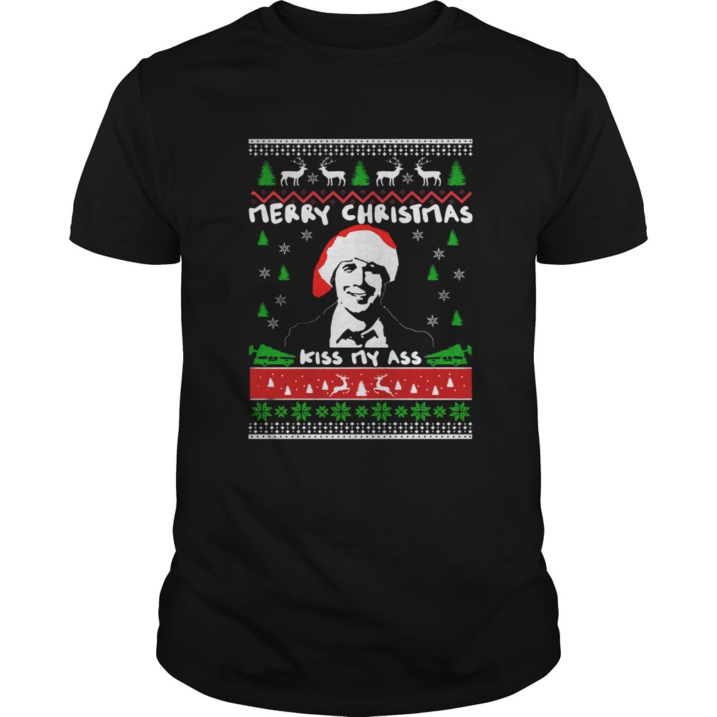 Top Clark Griswold Merry Christmas Kiss My Ass shirt