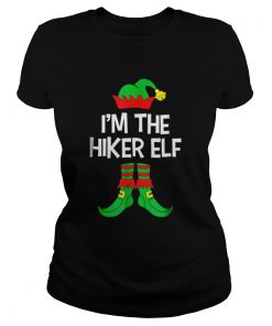 Top Im The Hiker Elf Matching Family Group Christmas  Classic Ladies