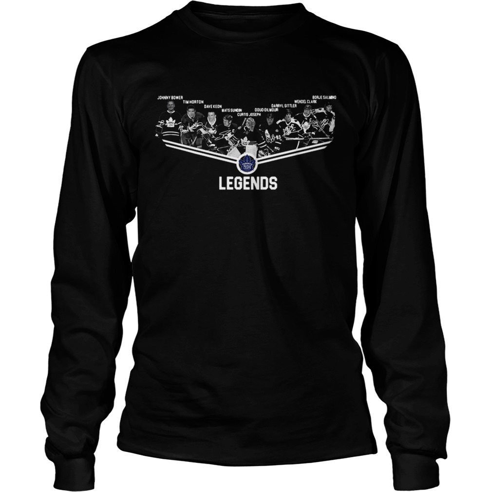 Toronto Maple Leafs Legends Team Player Signatures Shirt LongSleeve