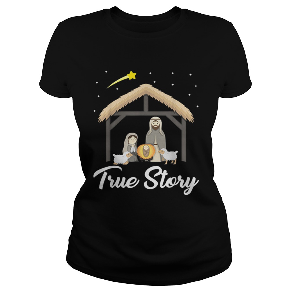 True Story Nativity Christmas Christians Classic Ladies