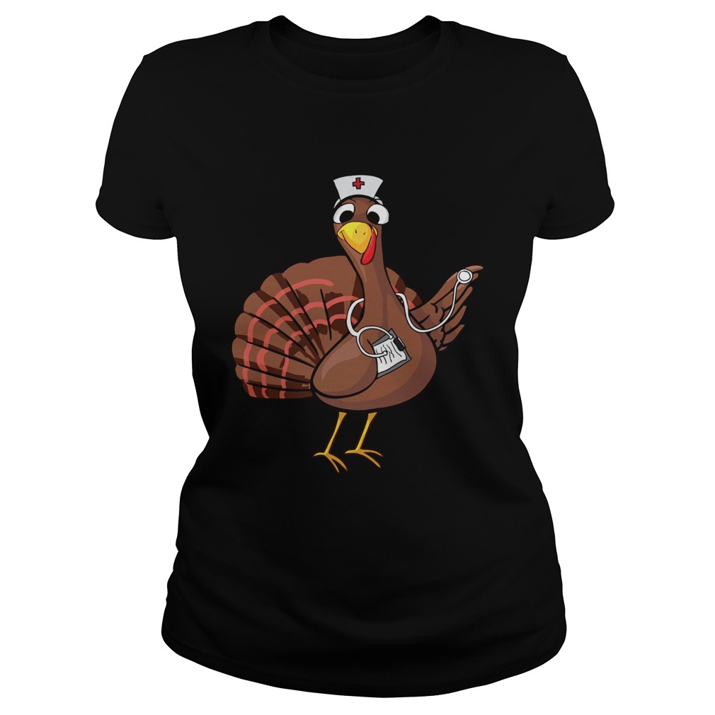 Turkey nurse thanksgiving Classic Ladies