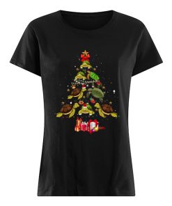 Turtle Christmas Tree  Classic Women's T-shirt