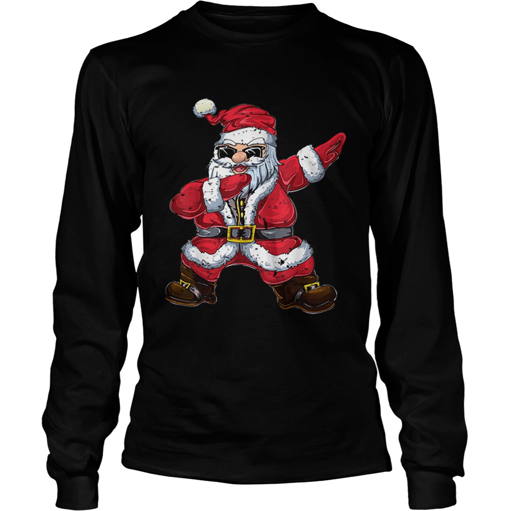 Vintage Santa Claus Dab Christmas Gifts Xmas Dabbing Santa LongSleeve