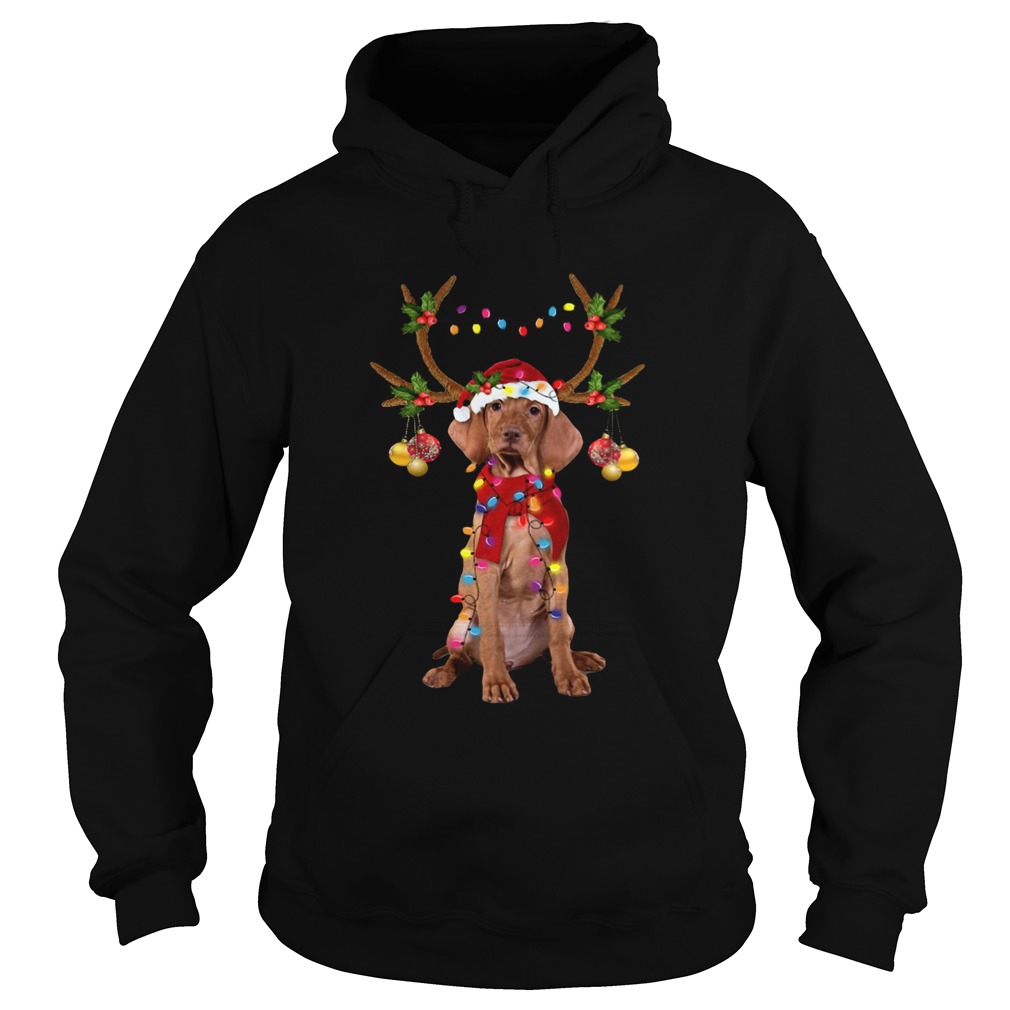 Vizsla Gorgeous Reindeer Christmas Hoodie