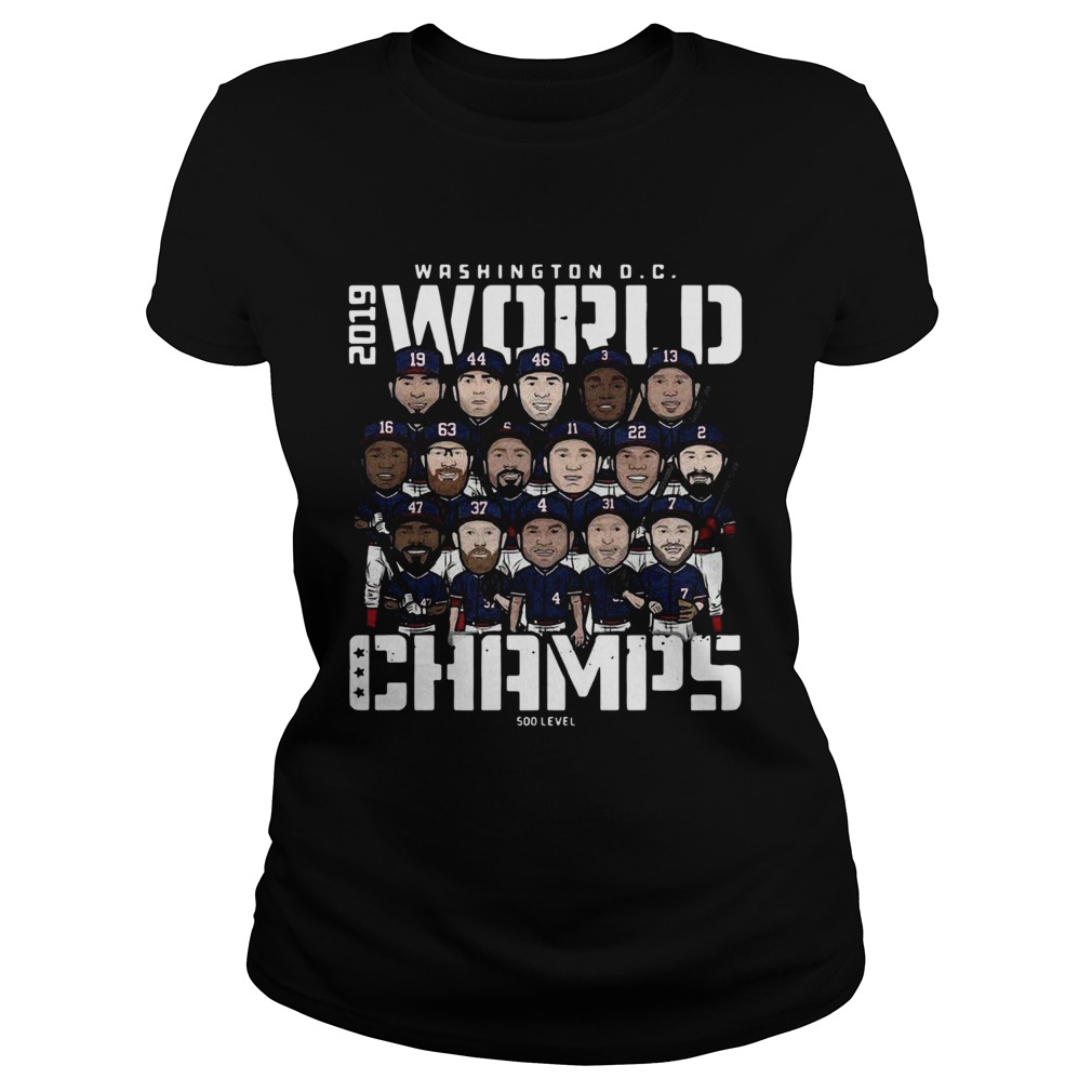 Washington Dc world champions 500 level shirt