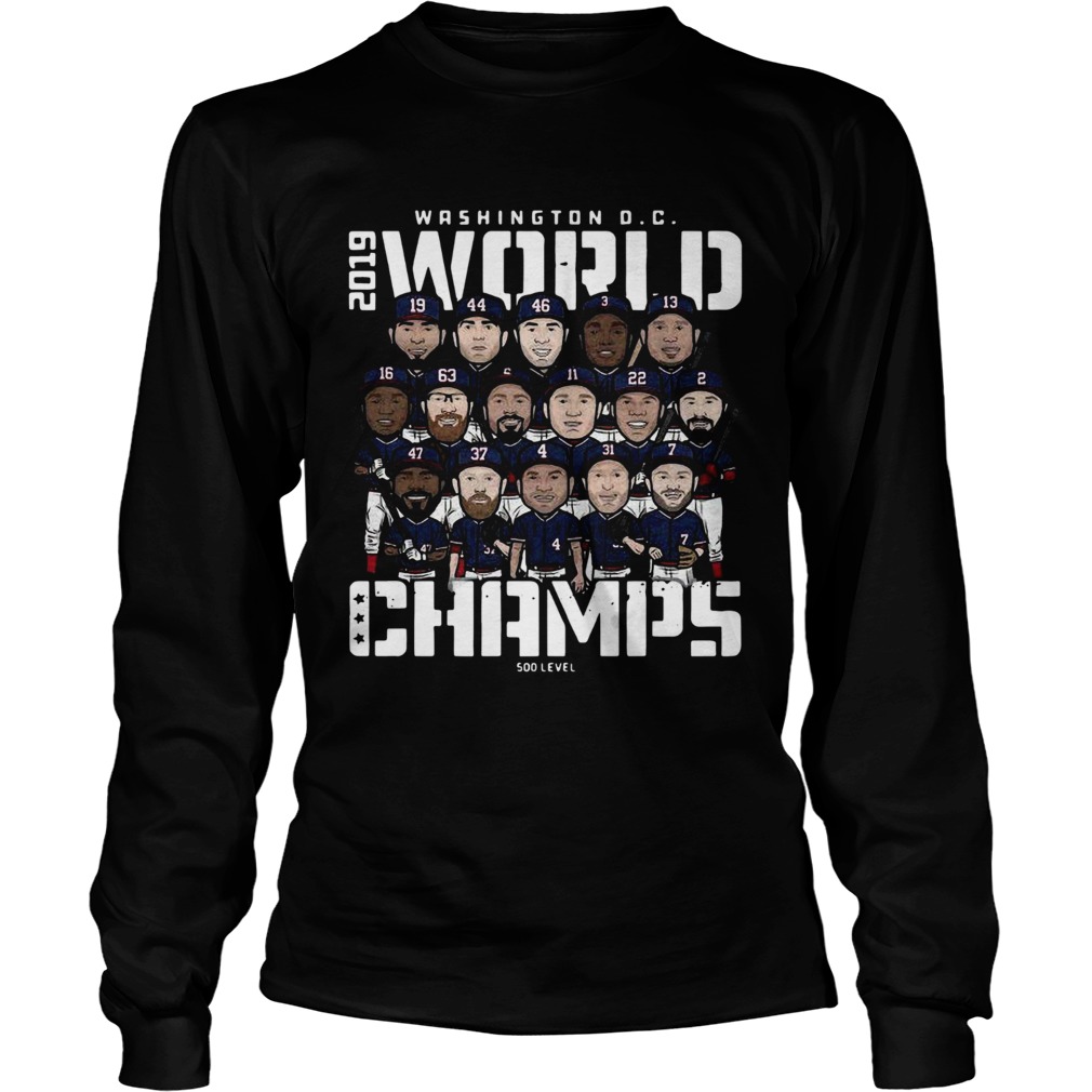 Washington Dc world champions 500 level LongSleeve