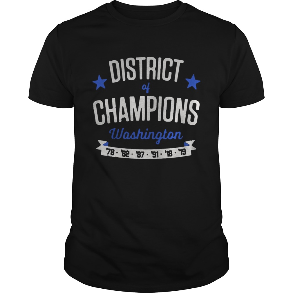 Washington District of Champions shirt