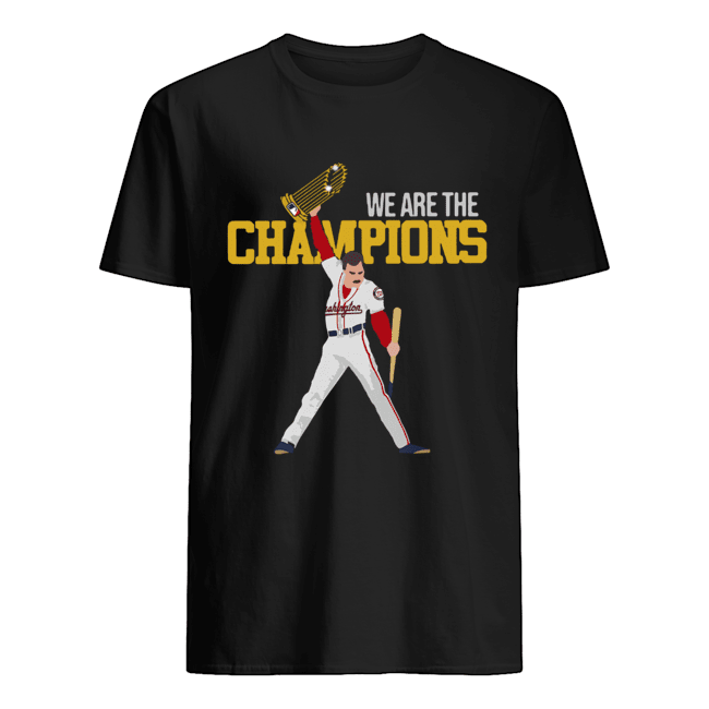 Washington Nationals Freddie Mercury We Are The Champions shirt