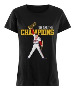 Washington Nationals Freddie Mercury We Are The Champions  Classic Women's T-shirt