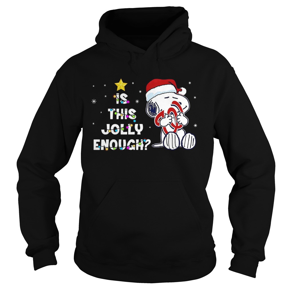 Washington Nationals Snoopy is this jolly enough christmas Hoodie