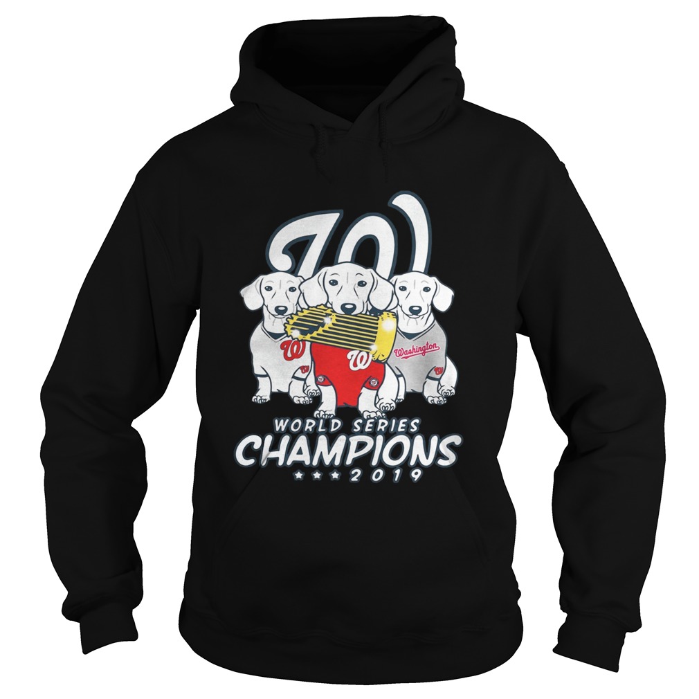 Washington Nationals World Series Champions 2019 Dachshund Hoodie