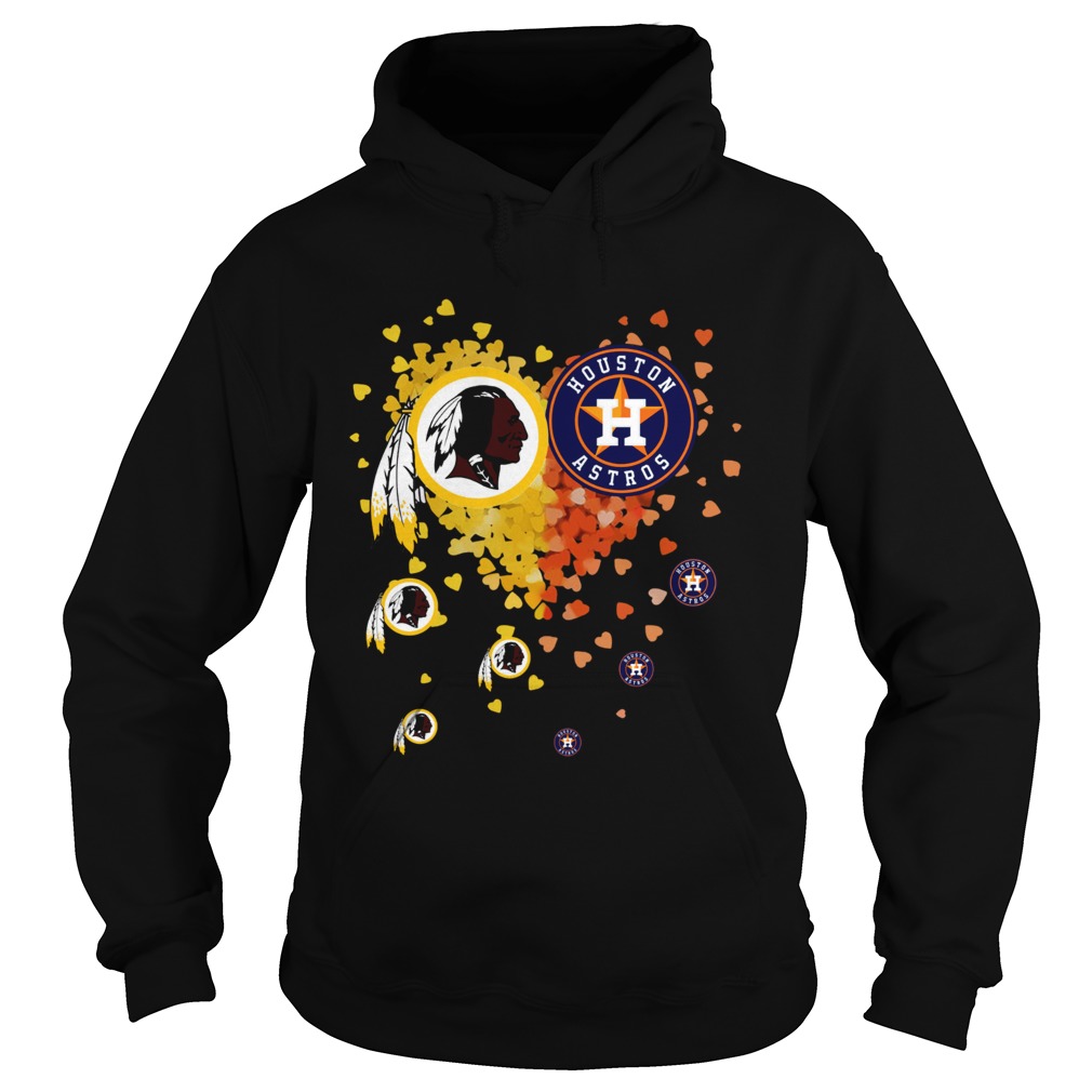 Washington Redskins Houston Astros Its in my heart Hoodie