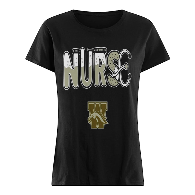 Western Michigan Broncos Nurse Things Team Classic Women's T-shirt