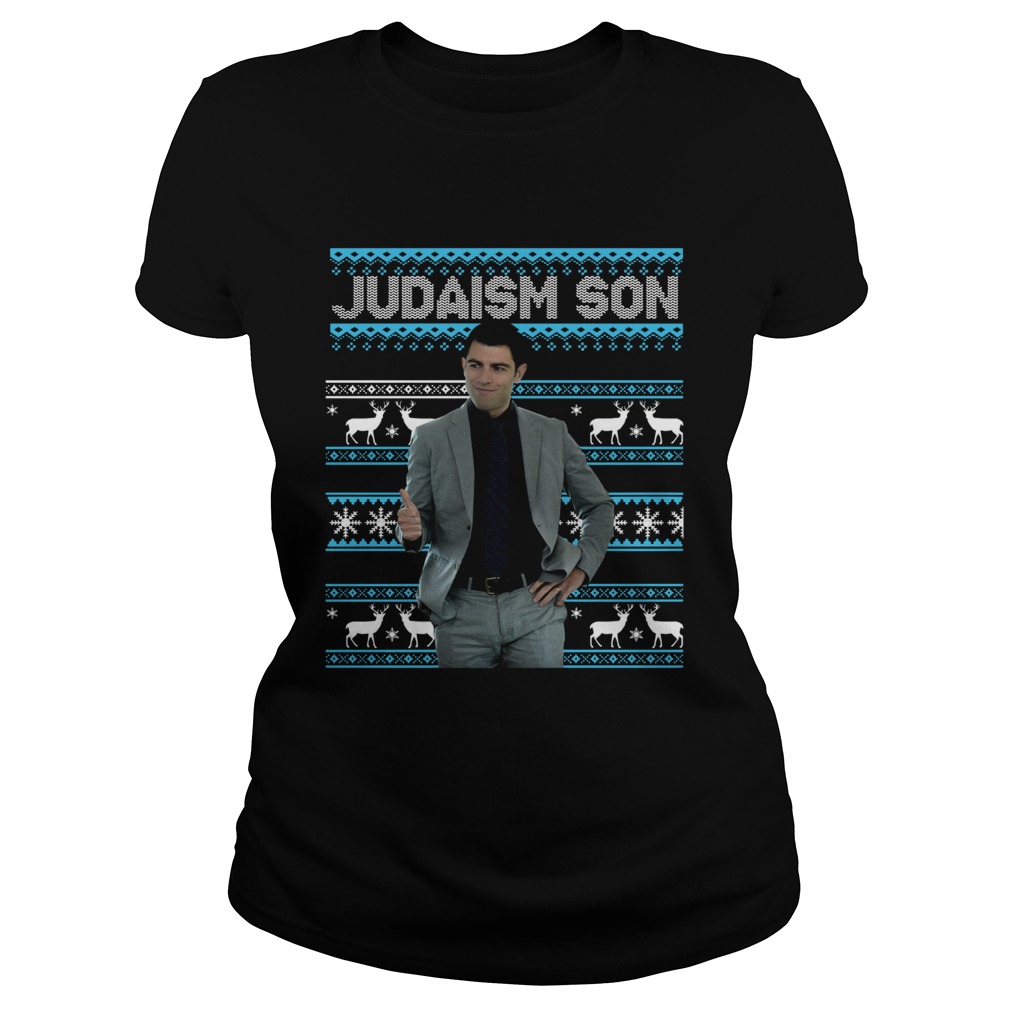 Winston Schmidt Judaism Son Ugly Christmas Classic Ladies