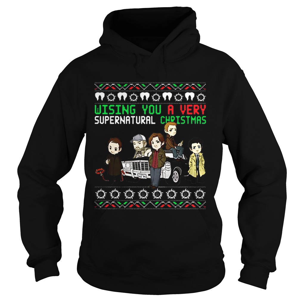 Wishing You A Very Supernatural Christmas Hoodie