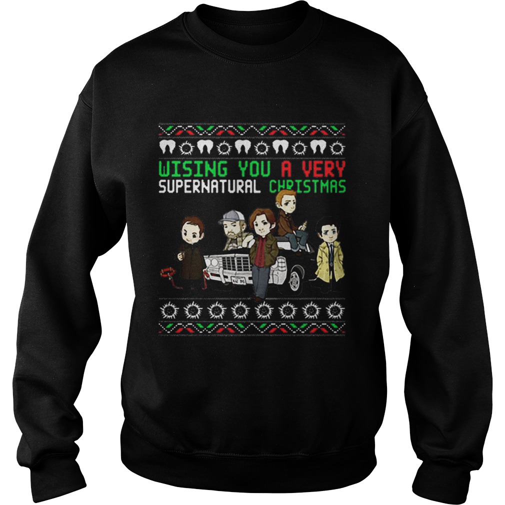 Wishing You A Very Supernatural Christmas Sweatshirt