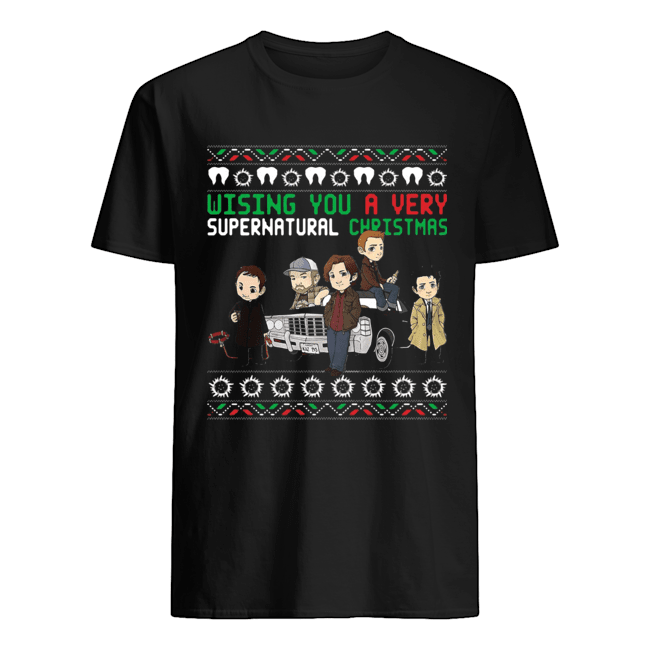 Wishing You A Very Supernatural Ugly Christmas shirt