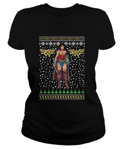 Wonder Woman Ugly Christmas  Classic Ladies