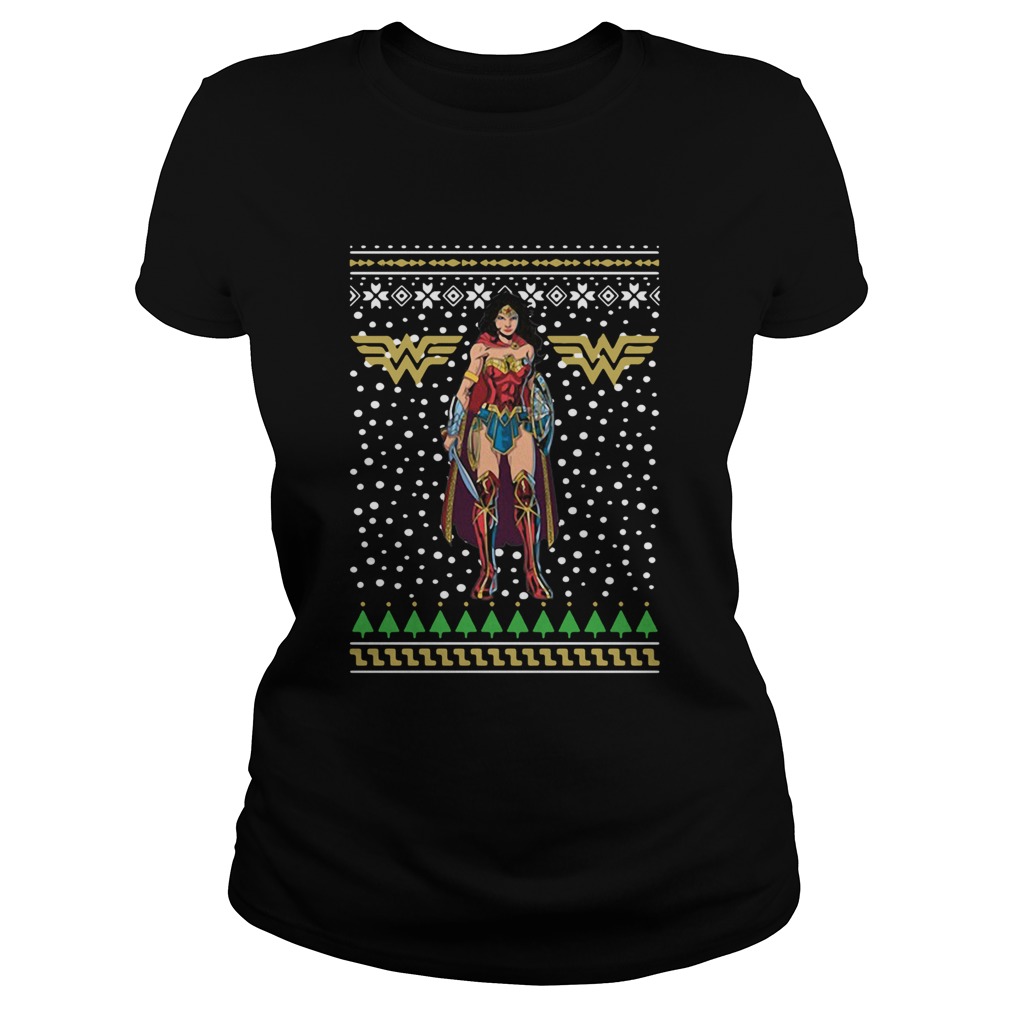 Wonder Woman Ugly Christmas Classic Ladies