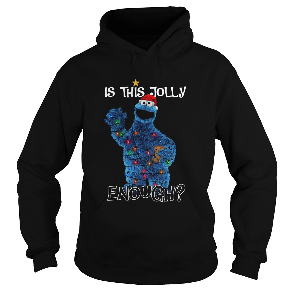 Yoonton Cookie Monster Is This Jolly Enough Hoodie