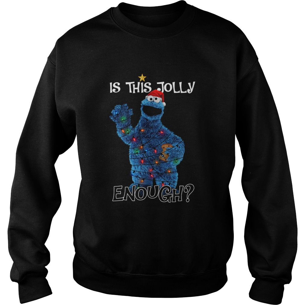 Yoonton Cookie Monster Is This Jolly Enough Sweatshirt