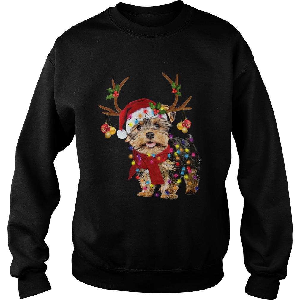 Yorkshire Terrier Gorgeous Reindeer Christmas Sweatshirt