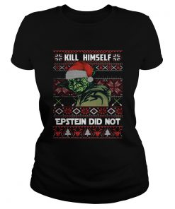 kill himself Epstein didnt ugly christmas Yoda  Classic Ladies