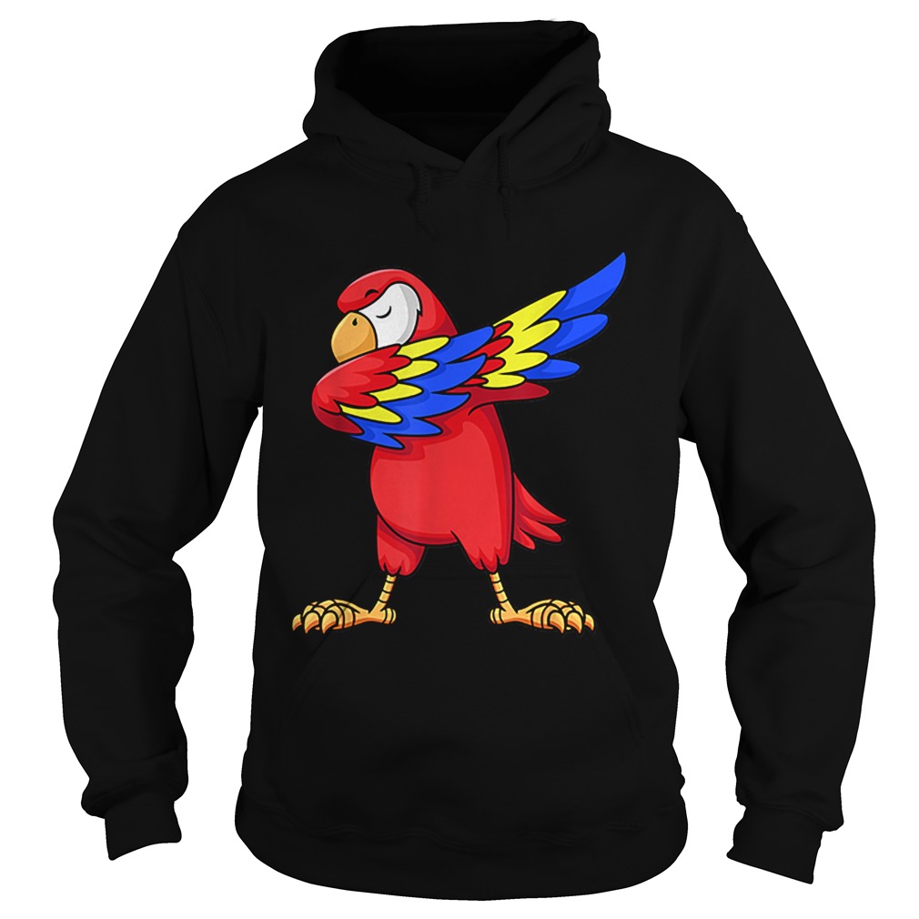 1575345914Parrot Dabbing for kids birthday party gift Family Christmas Hoodie