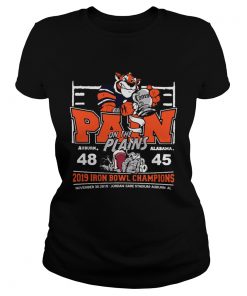 2019 Iron Bowl Champions Pain On The Plains Auburn 48 Alabama 45 Shirt Classic Ladies