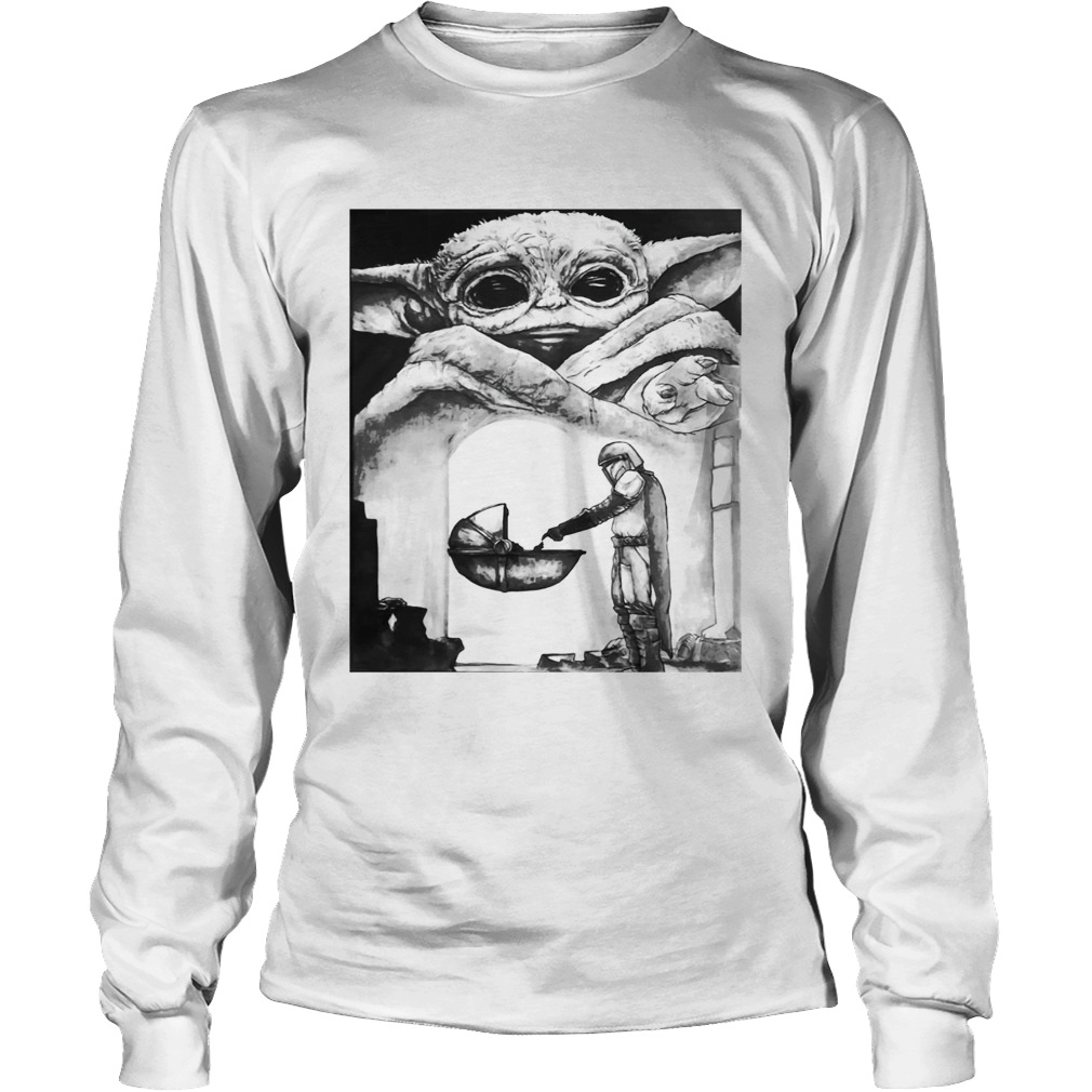 A Bountiful Baby Yoda In Mandalorian LongSleeve