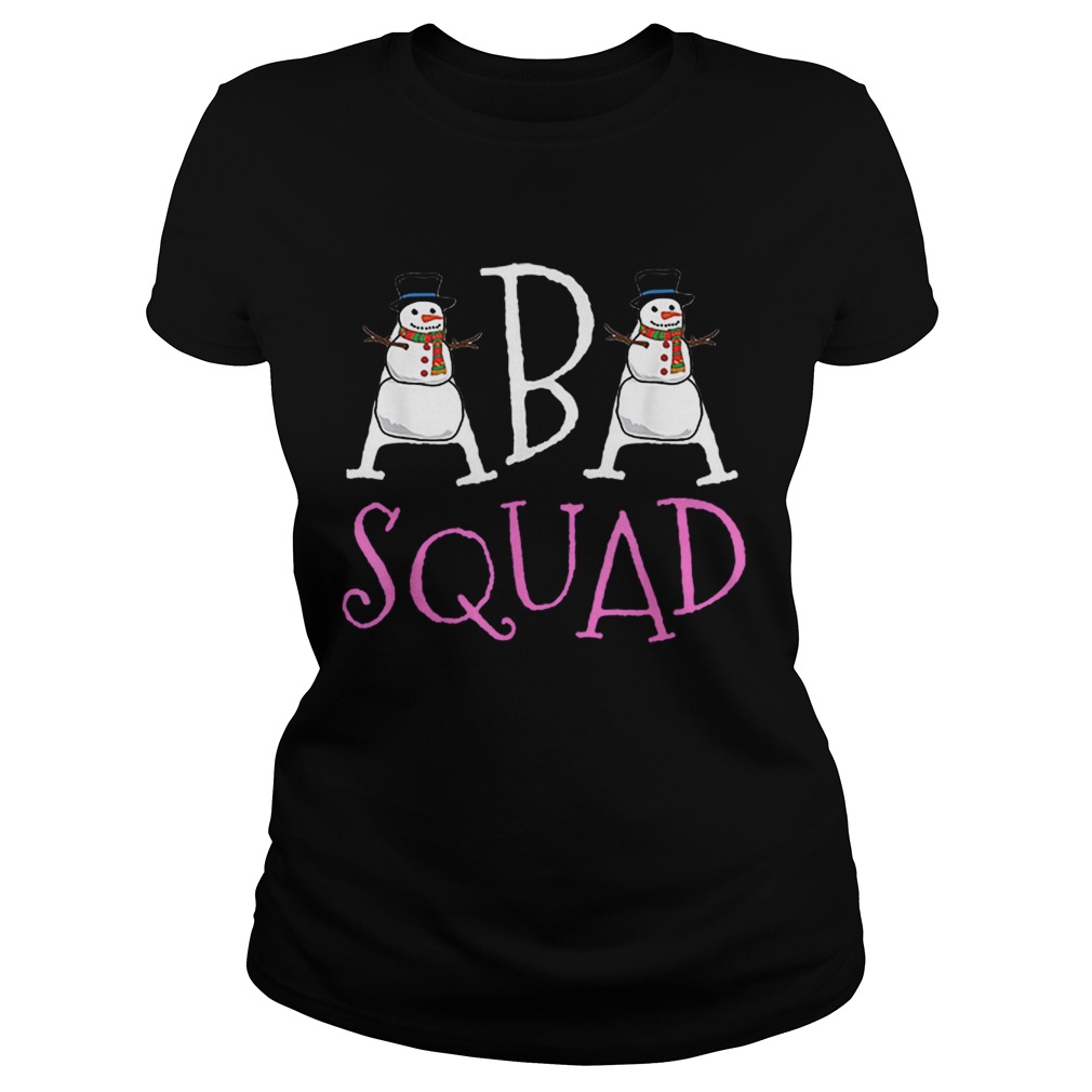 ABA Squad Applied Behavior Analyst Christmas Classic Ladies