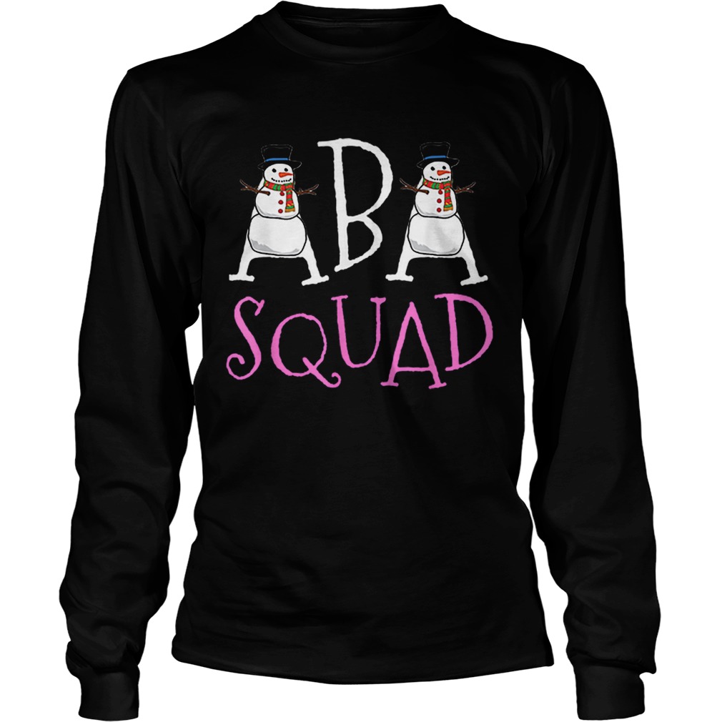 ABA Squad Applied Behavior Analyst Christmas LongSleeve