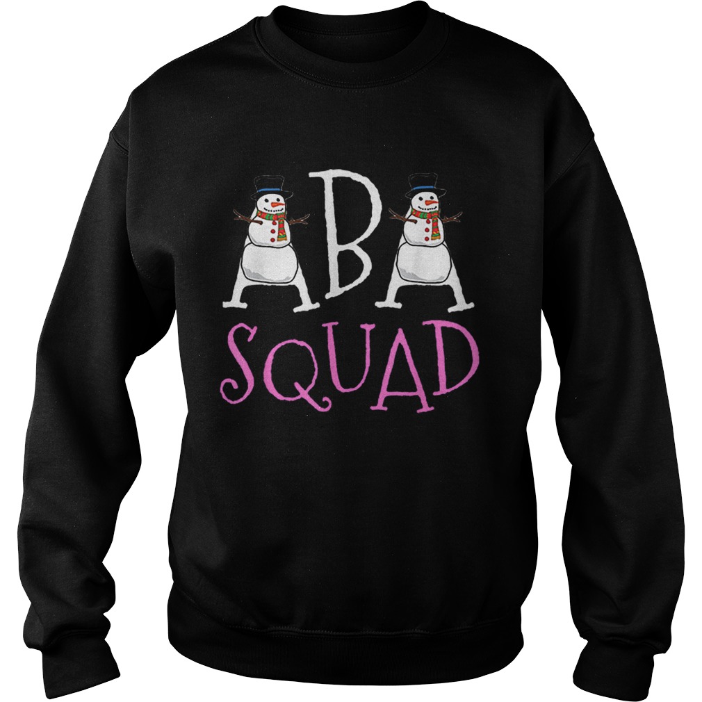 ABA Squad Applied Behavior Analyst Christmas Sweatshirt