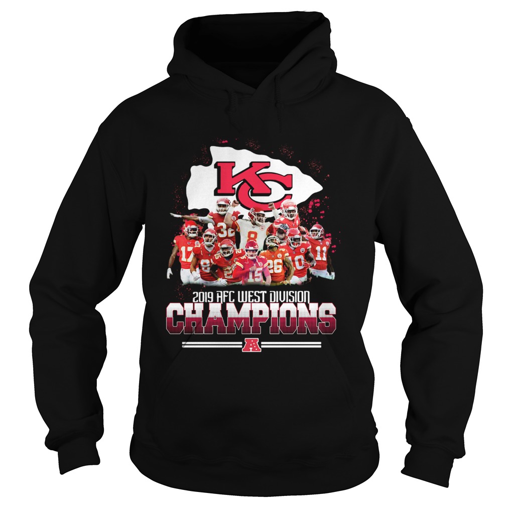 AFC West Division Champions Kansas City Chiefs 2019 Hoodie